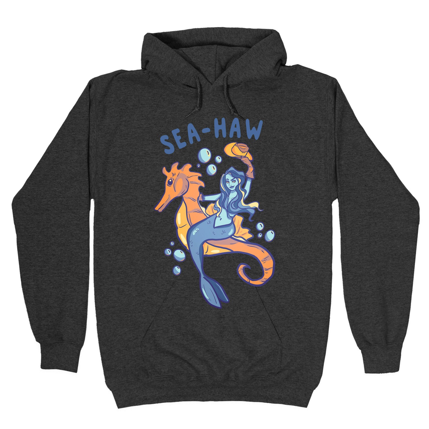 Sea-Haw Cowgirl Mermaid Hoodie