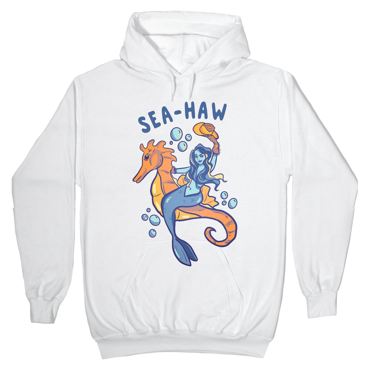 Sea-Haw Cowgirl Mermaid Hoodie