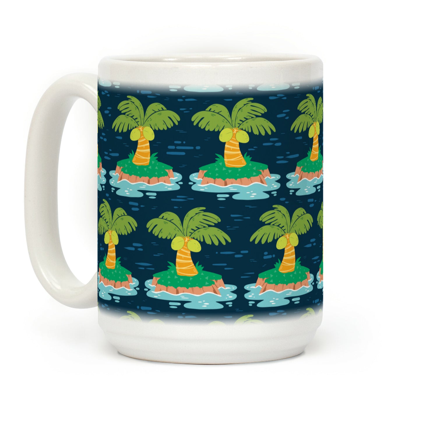 Island Pattern Coffee Mug