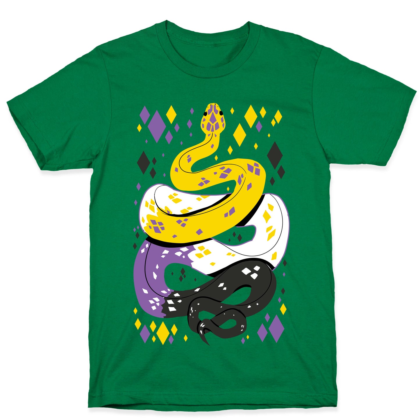 Pride Snakes: Non-binary T-Shirt