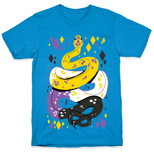 Pride Snakes: Non-binary T-Shirt