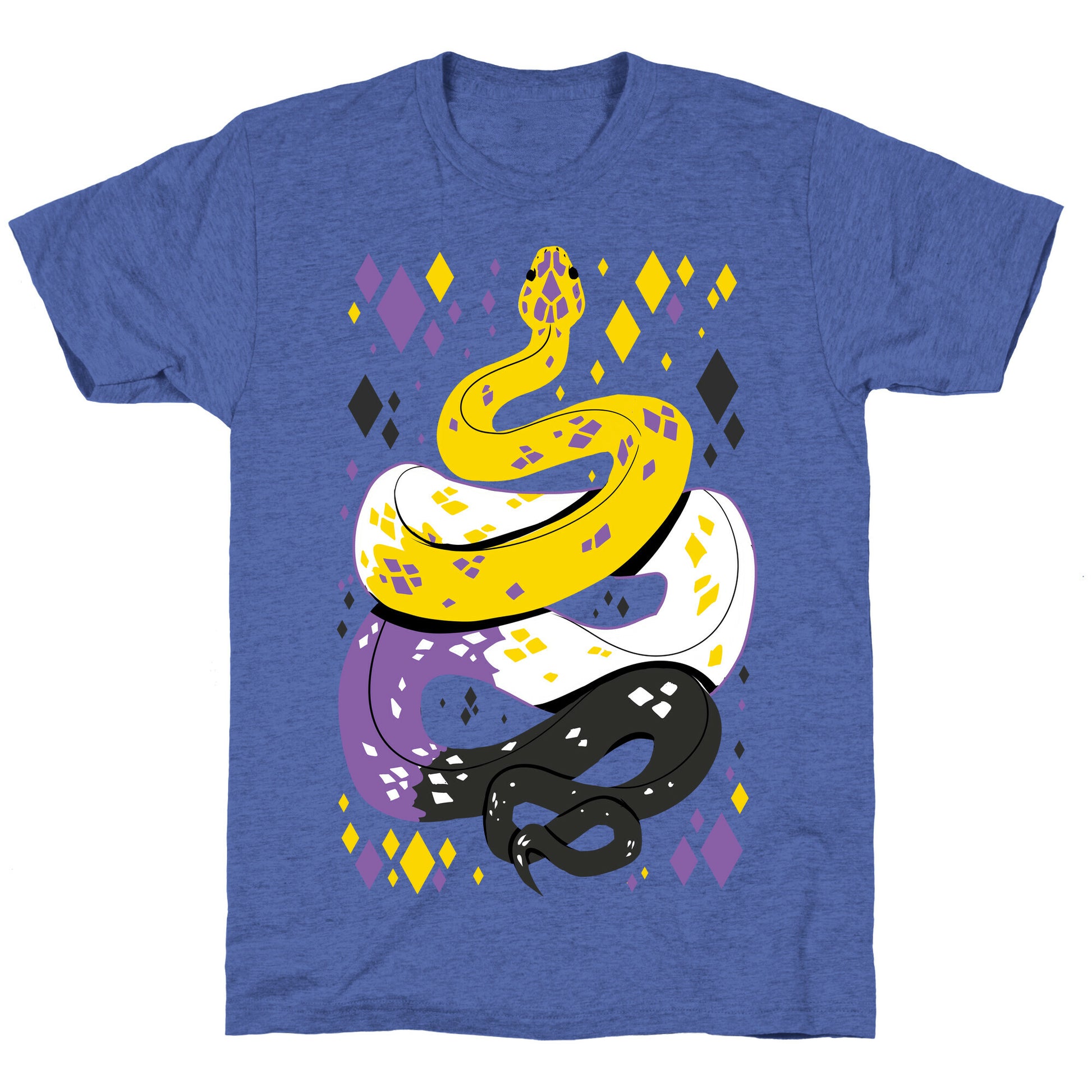 Pride Snakes: Non-binary Unisex Triblend Tee