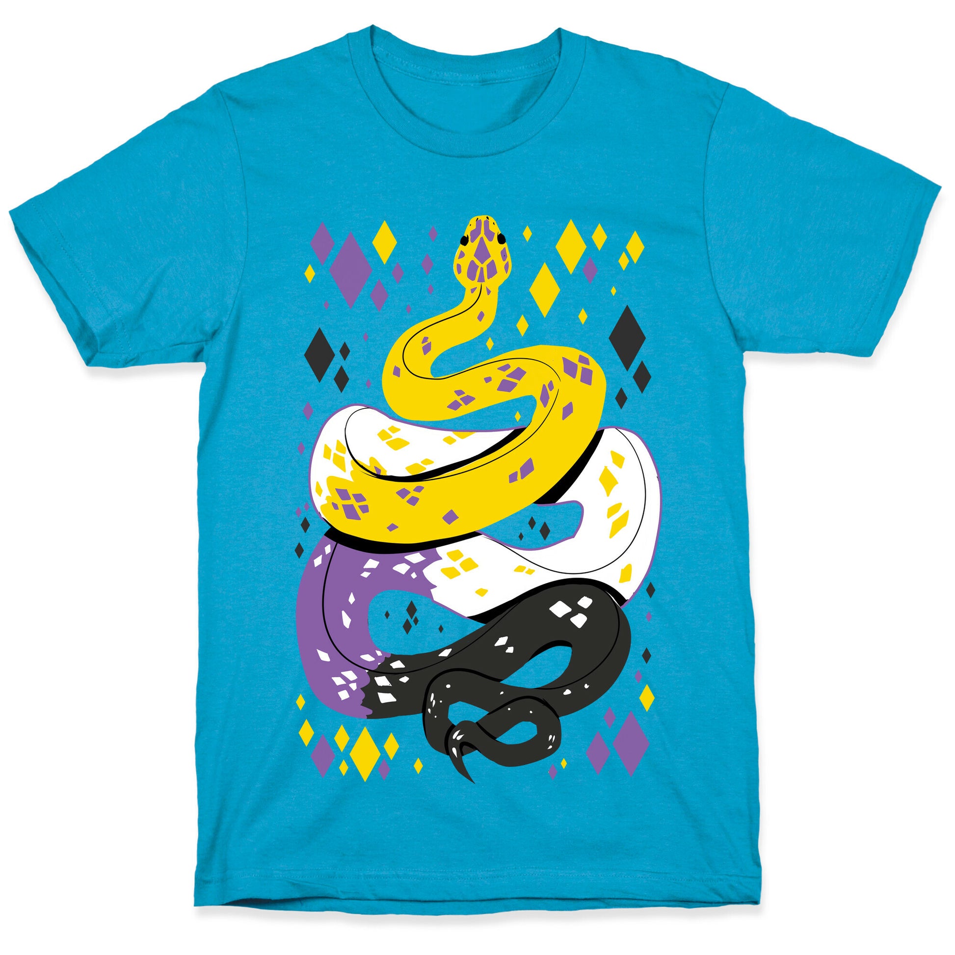 Pride Snakes: Non-binary Unisex Triblend Tee