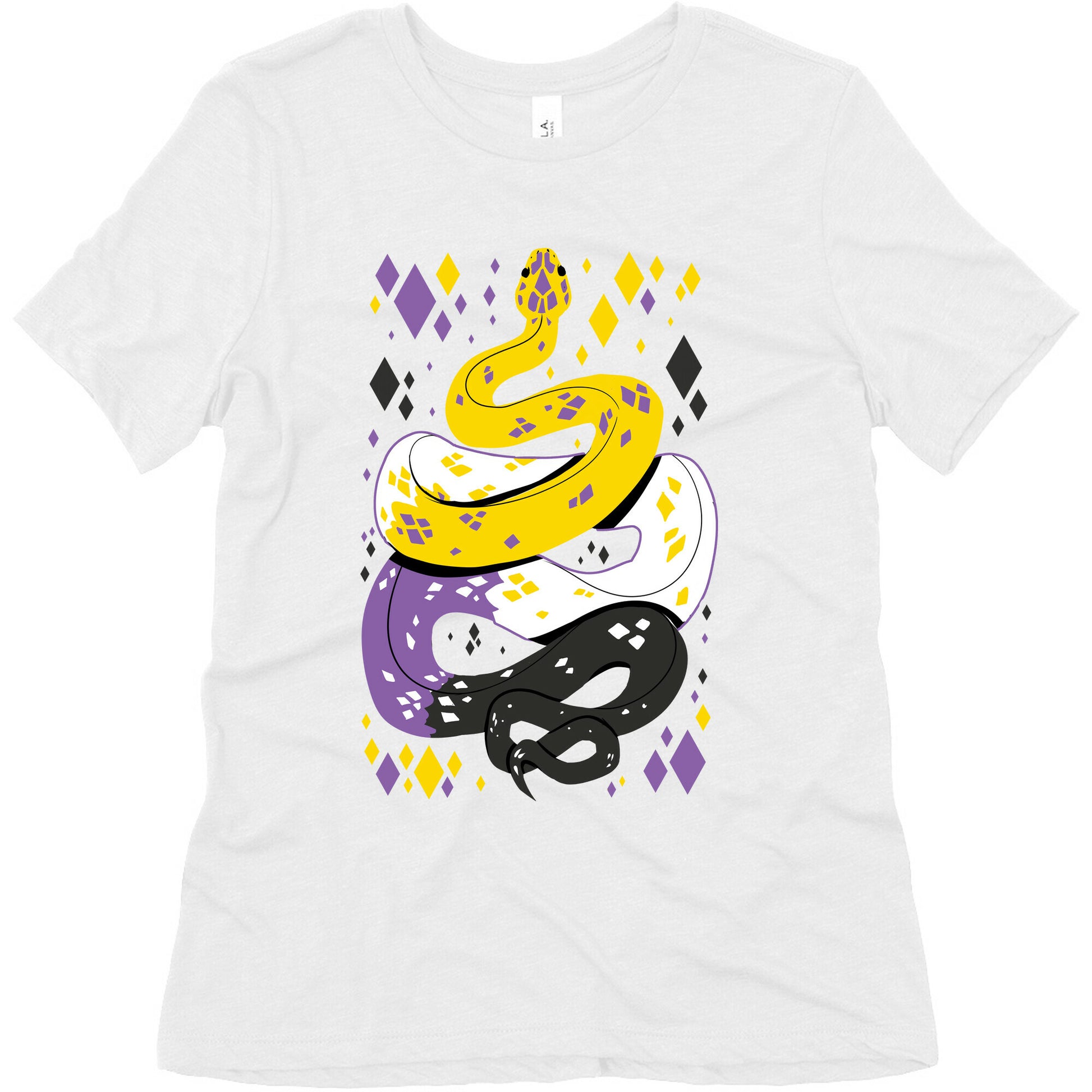 Pride Snakes: Non-binary Women's Triblend Tee