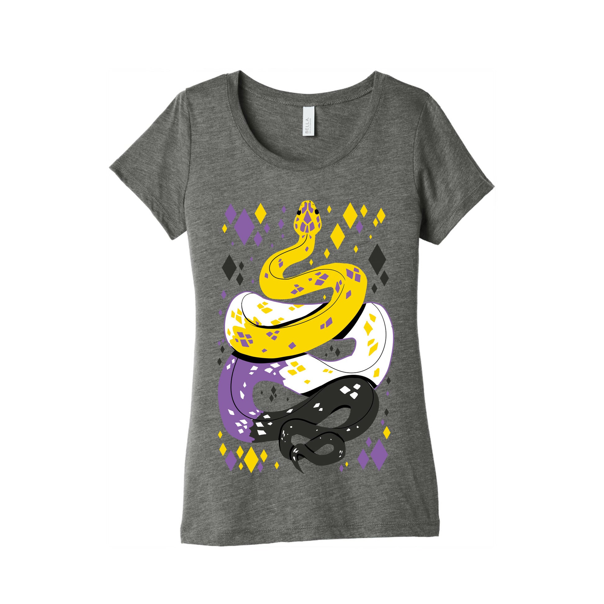 Pride Snakes: Non-binary Women's Triblend Tee