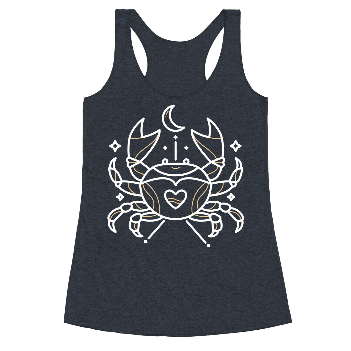Astrology Cancer Crab Racerback Tank