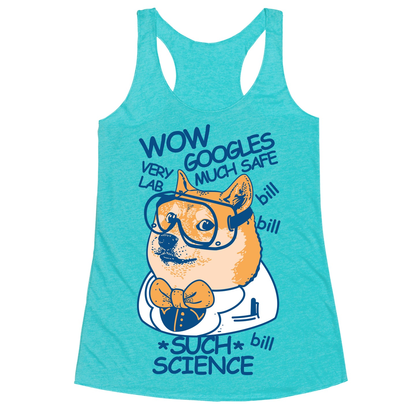 Science Doge Racerback Tank