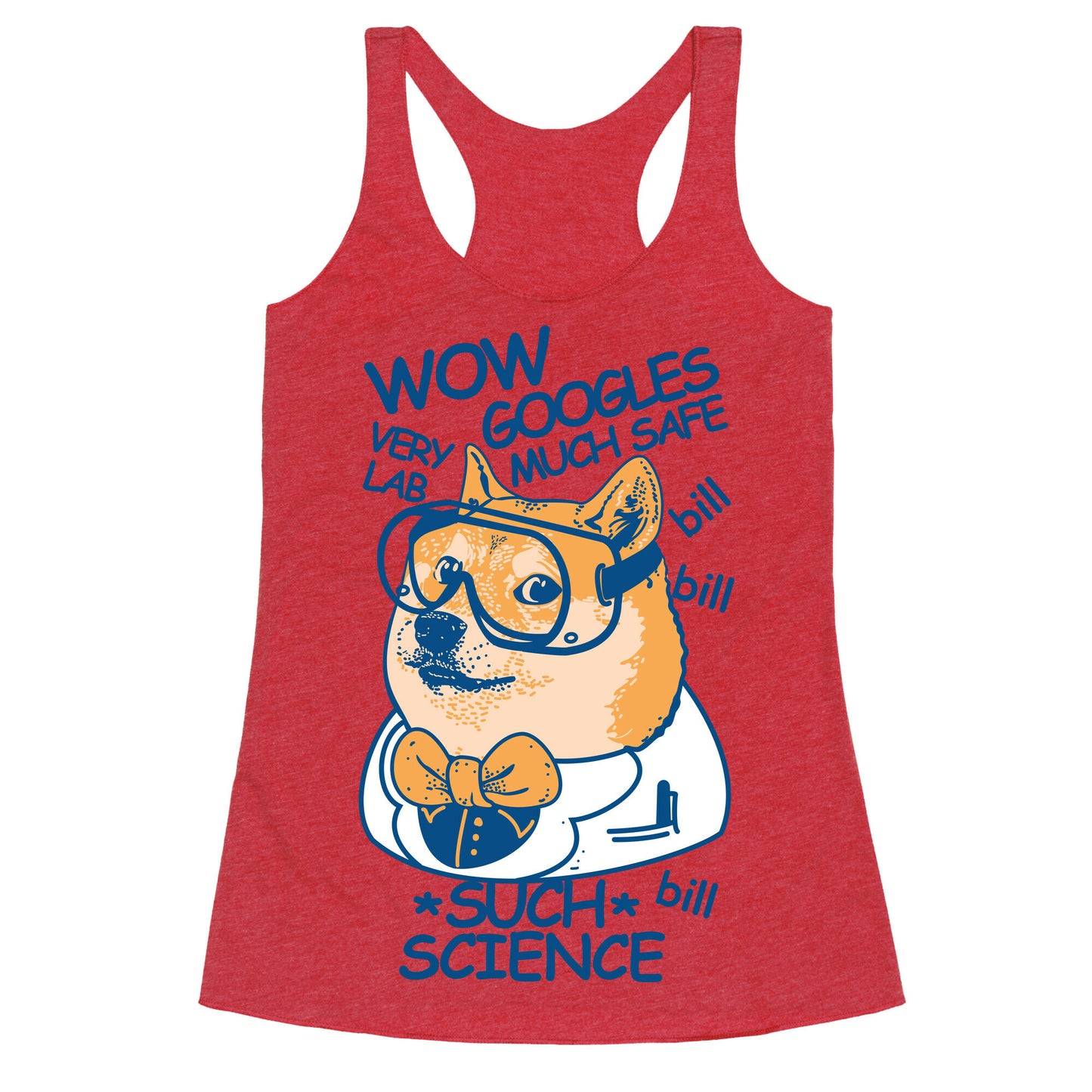 Science Doge Racerback Tank