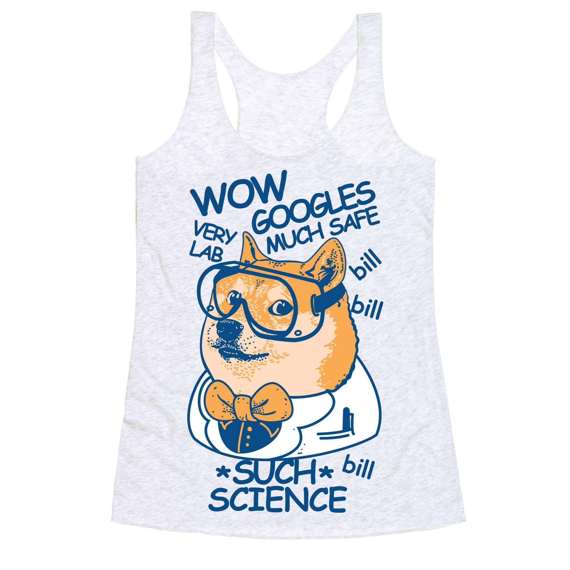 Science Doge Racerback Tank