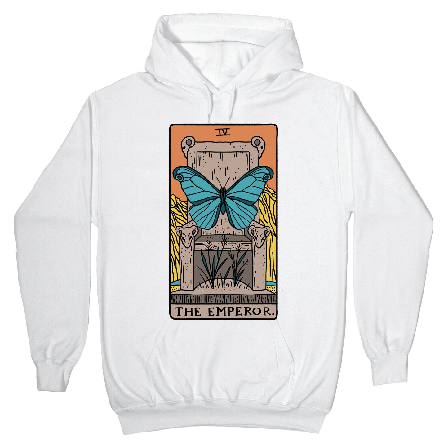 The Emperor Butterfly Tarot Hoodie