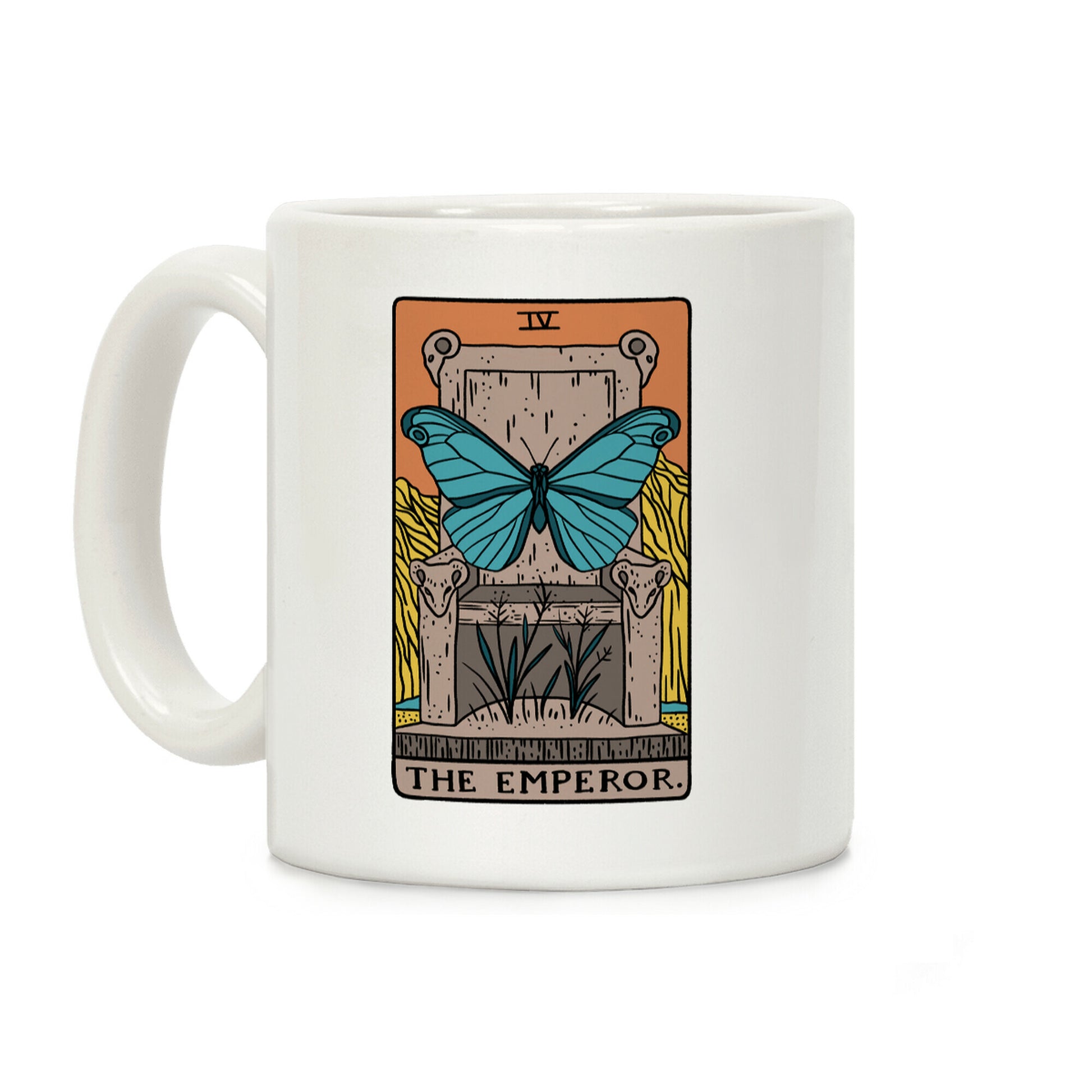 The Emperor Butterfly Tarot Coffee Mug