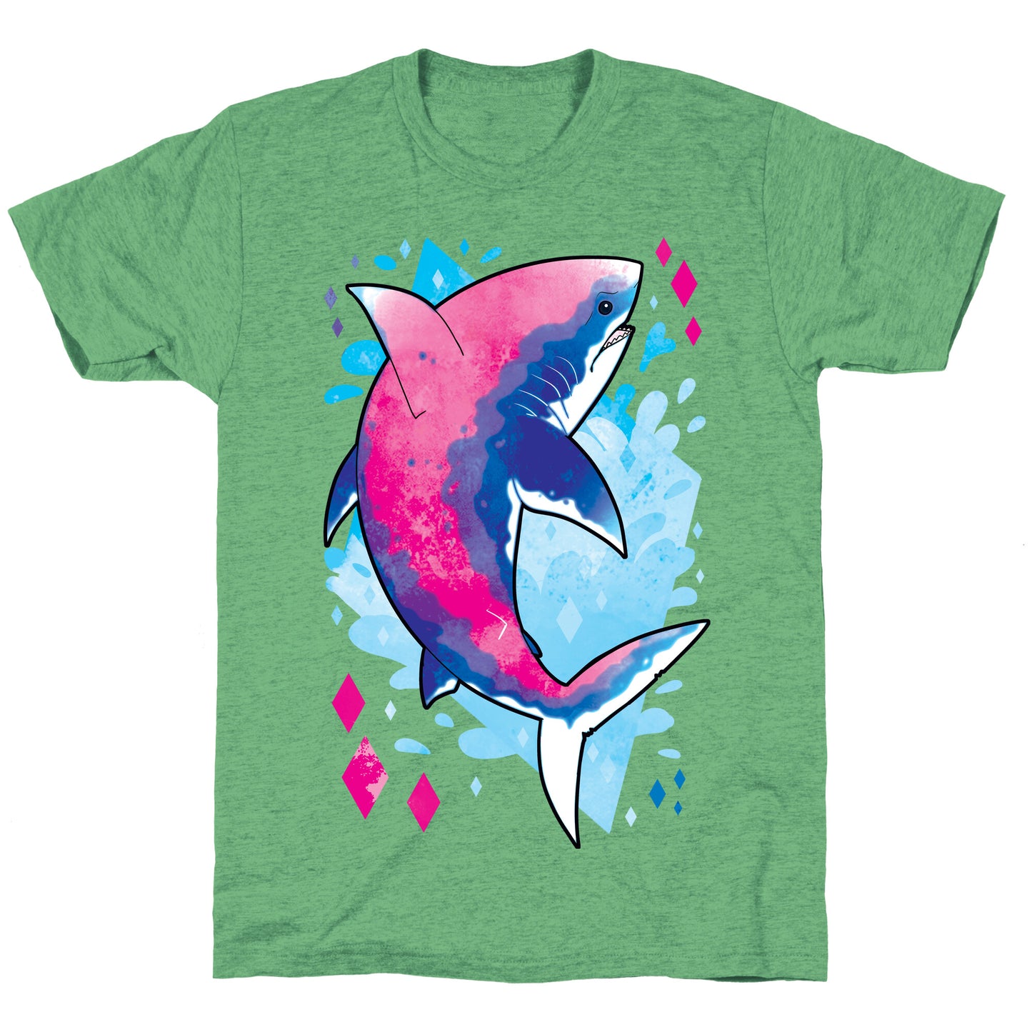 Pride Sharks: Bisexual Unisex Triblend Tee