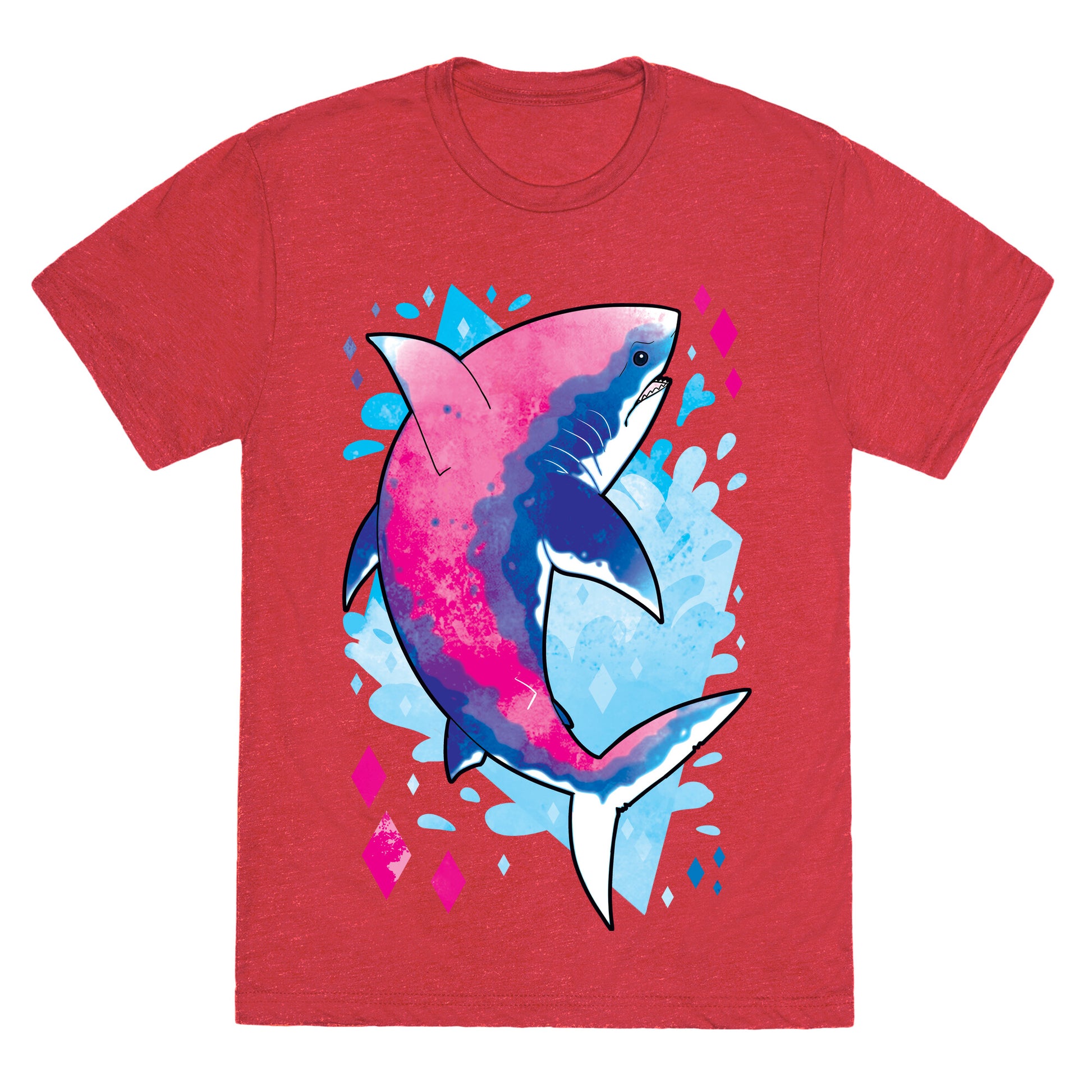 Pride Sharks: Bisexual Unisex Triblend Tee