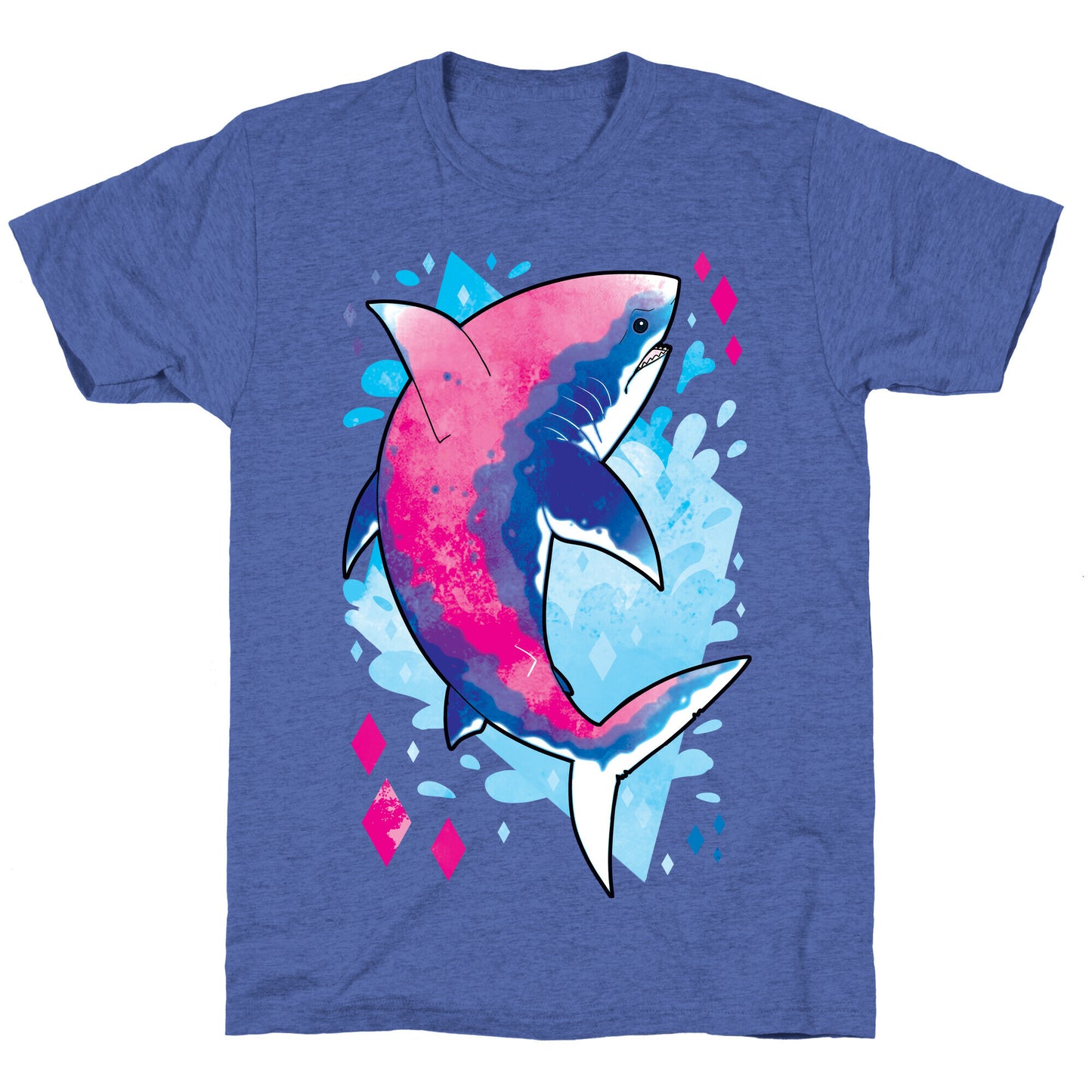 Pride Sharks: Bisexual Unisex Triblend Tee