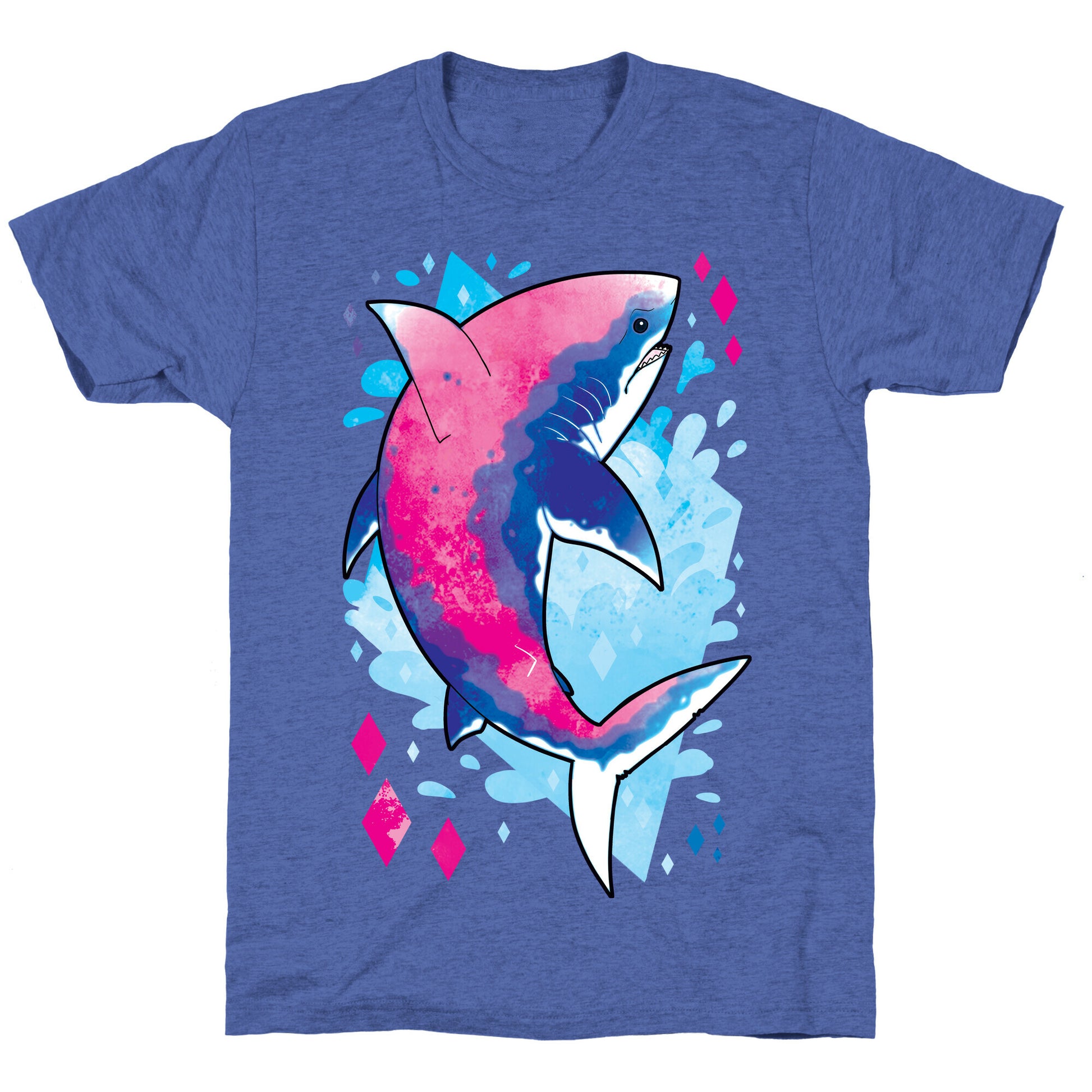 Pride Sharks: Bisexual Unisex Triblend Tee
