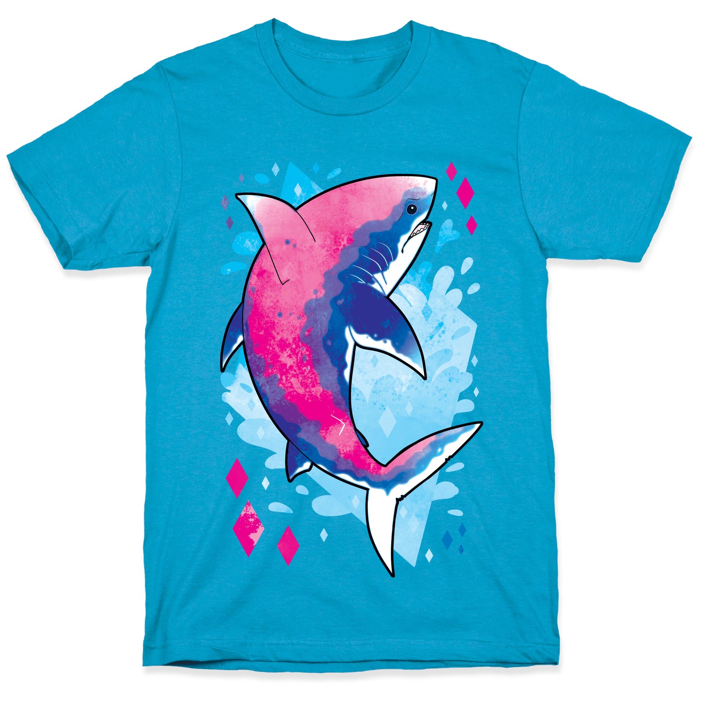 Pride Sharks: Bisexual Unisex Triblend Tee