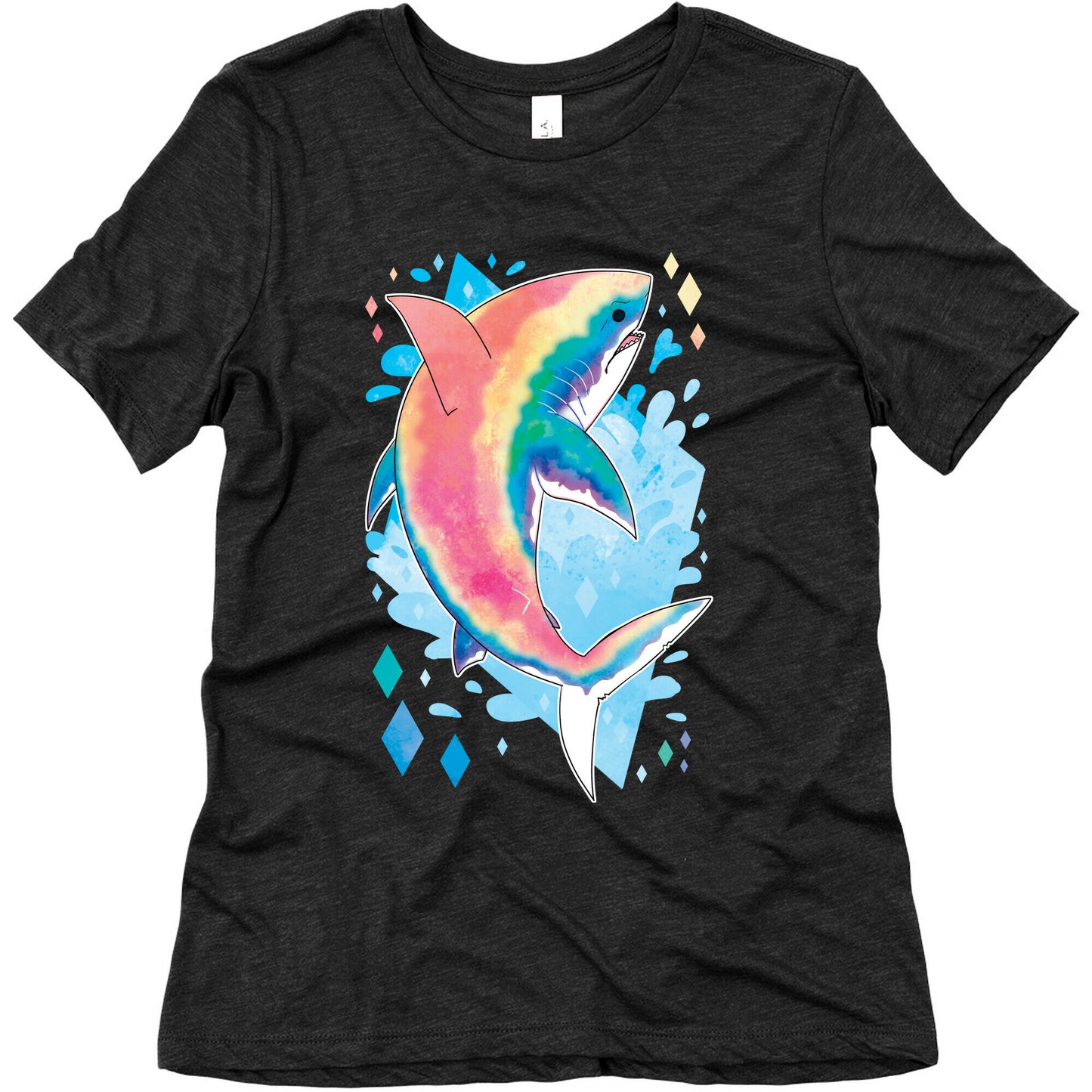 Pride Sharks: Gay Women's Triblend Tee