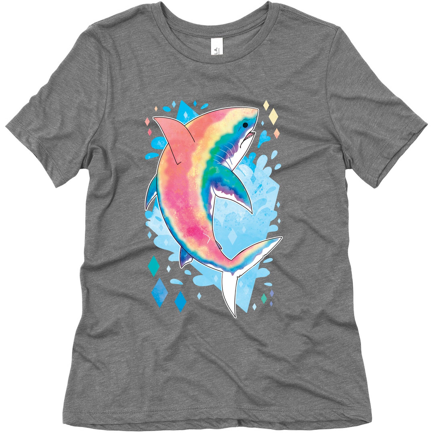 Pride Sharks: Gay Women's Triblend Tee