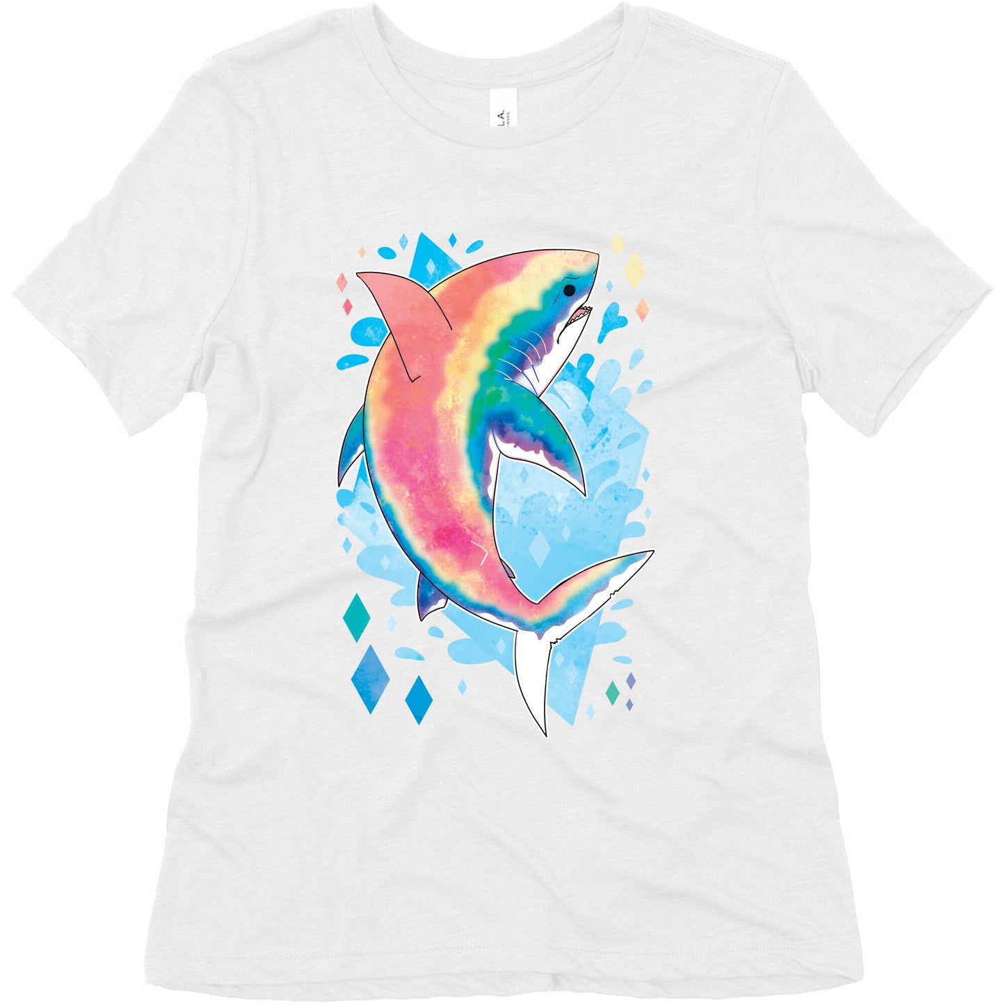 Pride Sharks: Gay Women's Triblend Tee