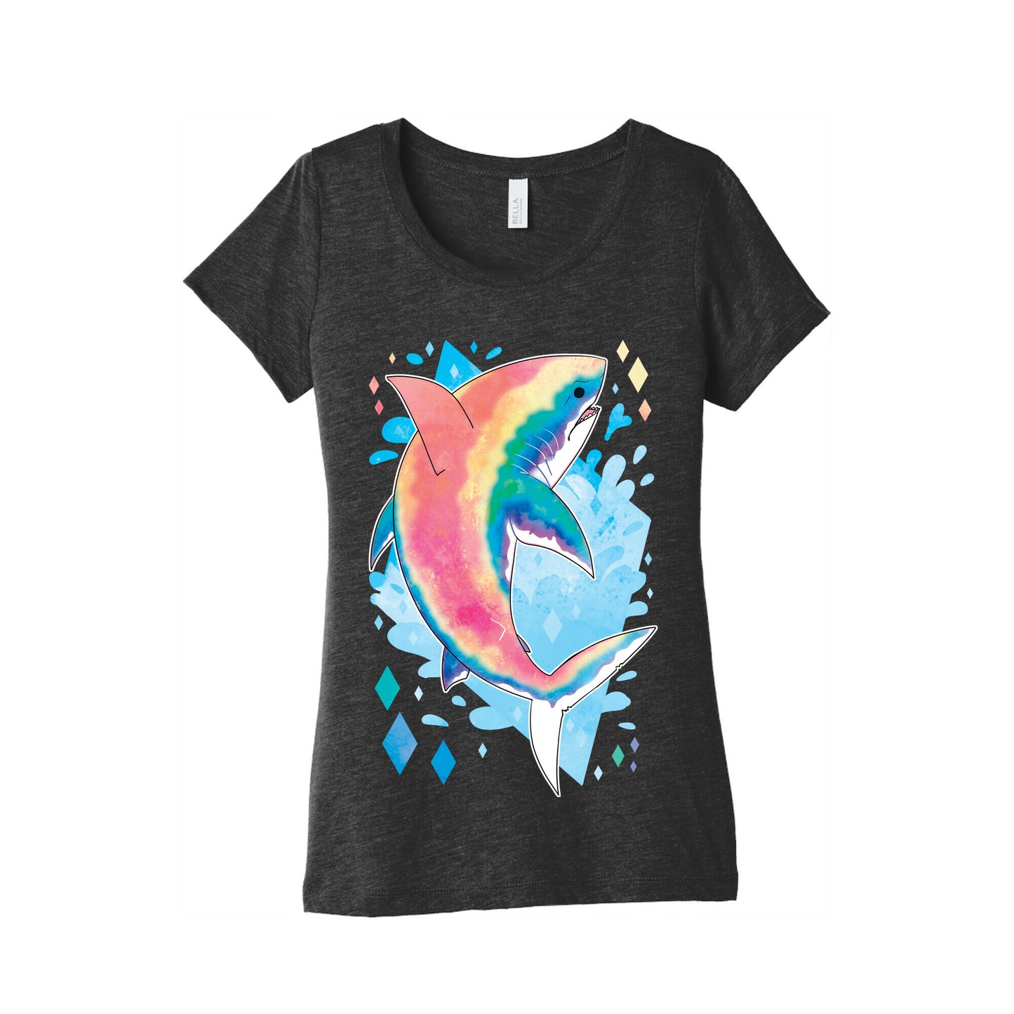 Pride Sharks: Gay Women's Triblend Tee