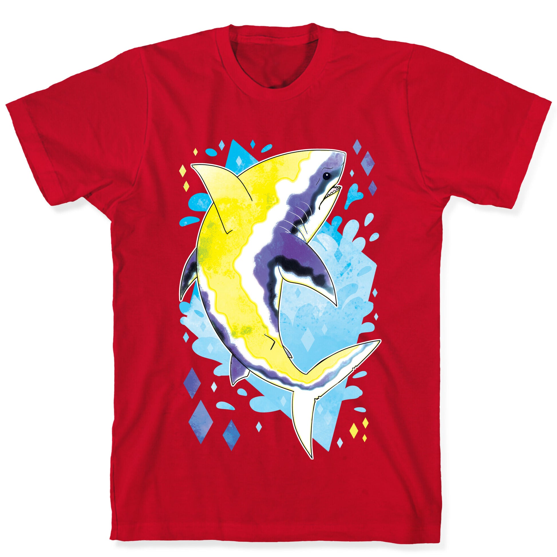 Pride Sharks: Non-binary T-Shirt