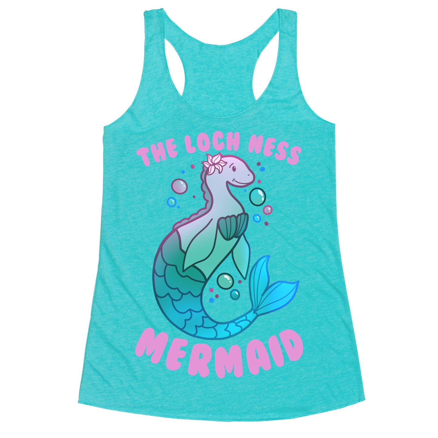 The Loch Ness Mermaid Racerback Tank