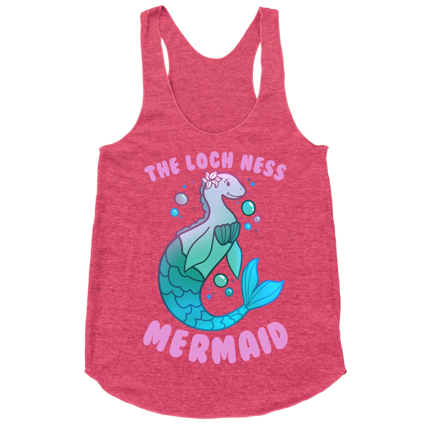 The Loch Ness Mermaid Racerback Tank