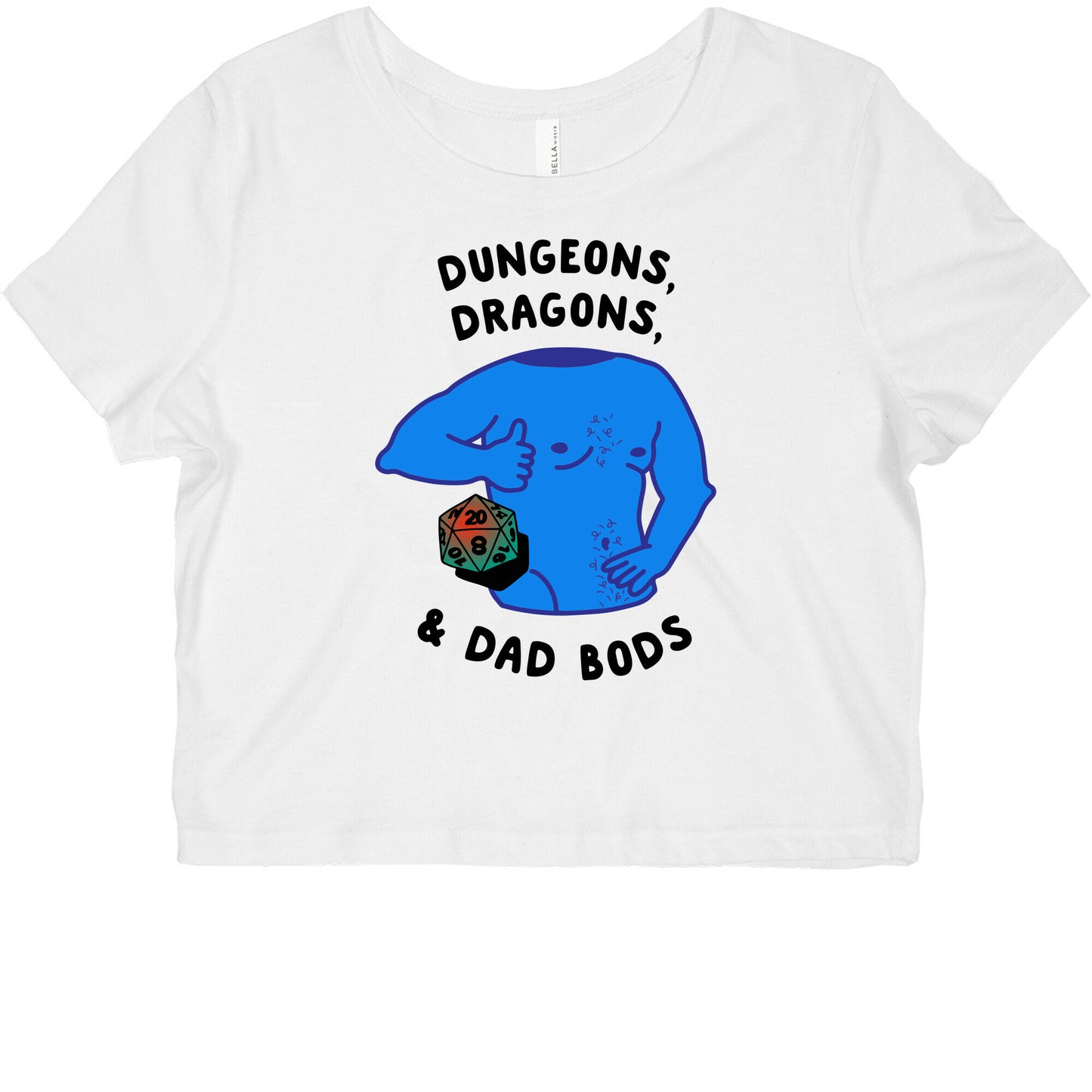 Dungeons, Dragons, & Dad Bods Graphic Baby Tee