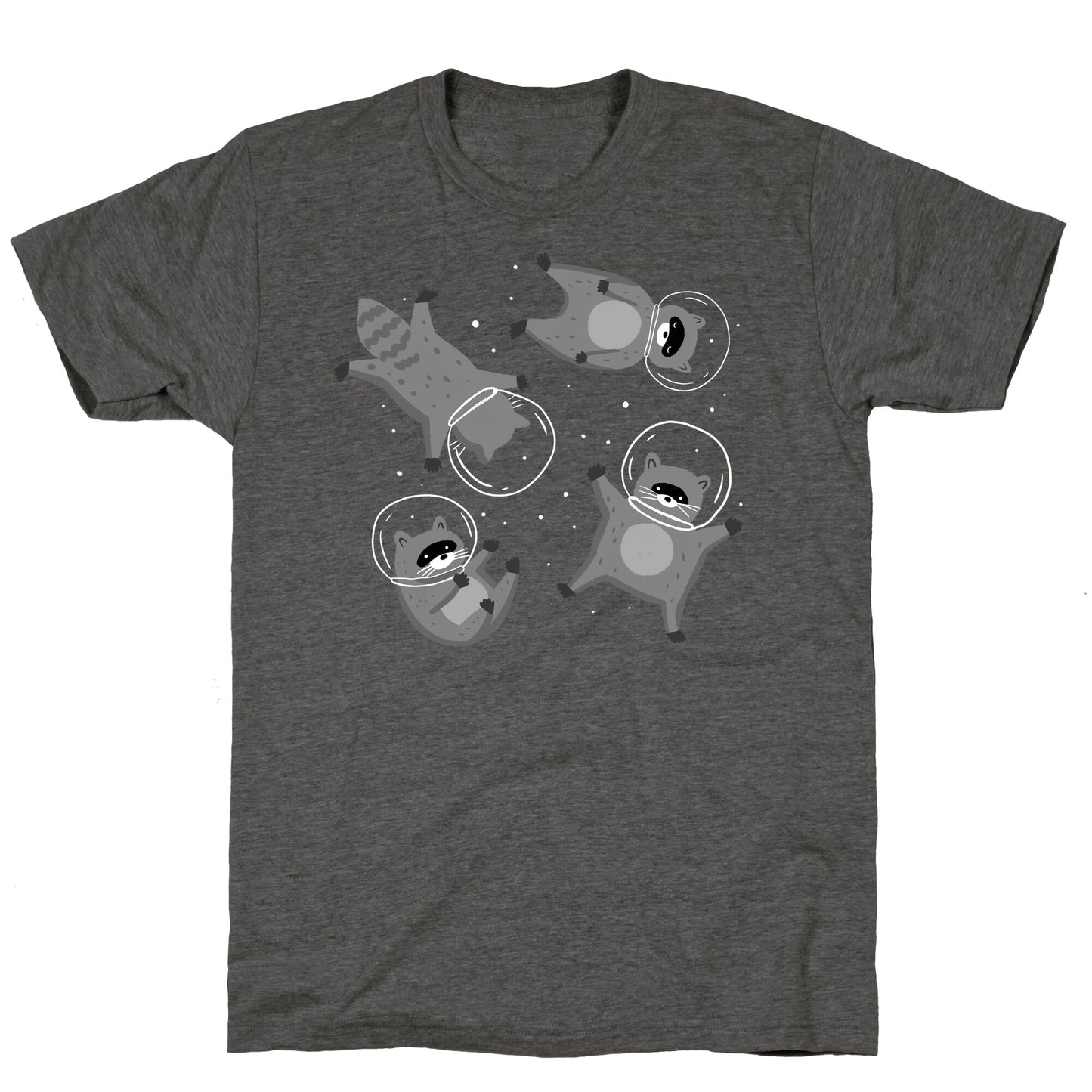 Raccoons In Space Unisex Triblend Tee