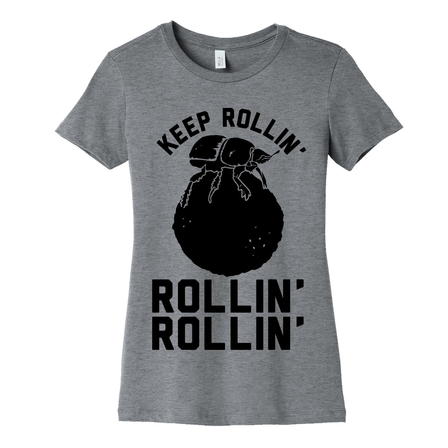 Keep Rollin' Dung Beetle Women's Cotton Tee