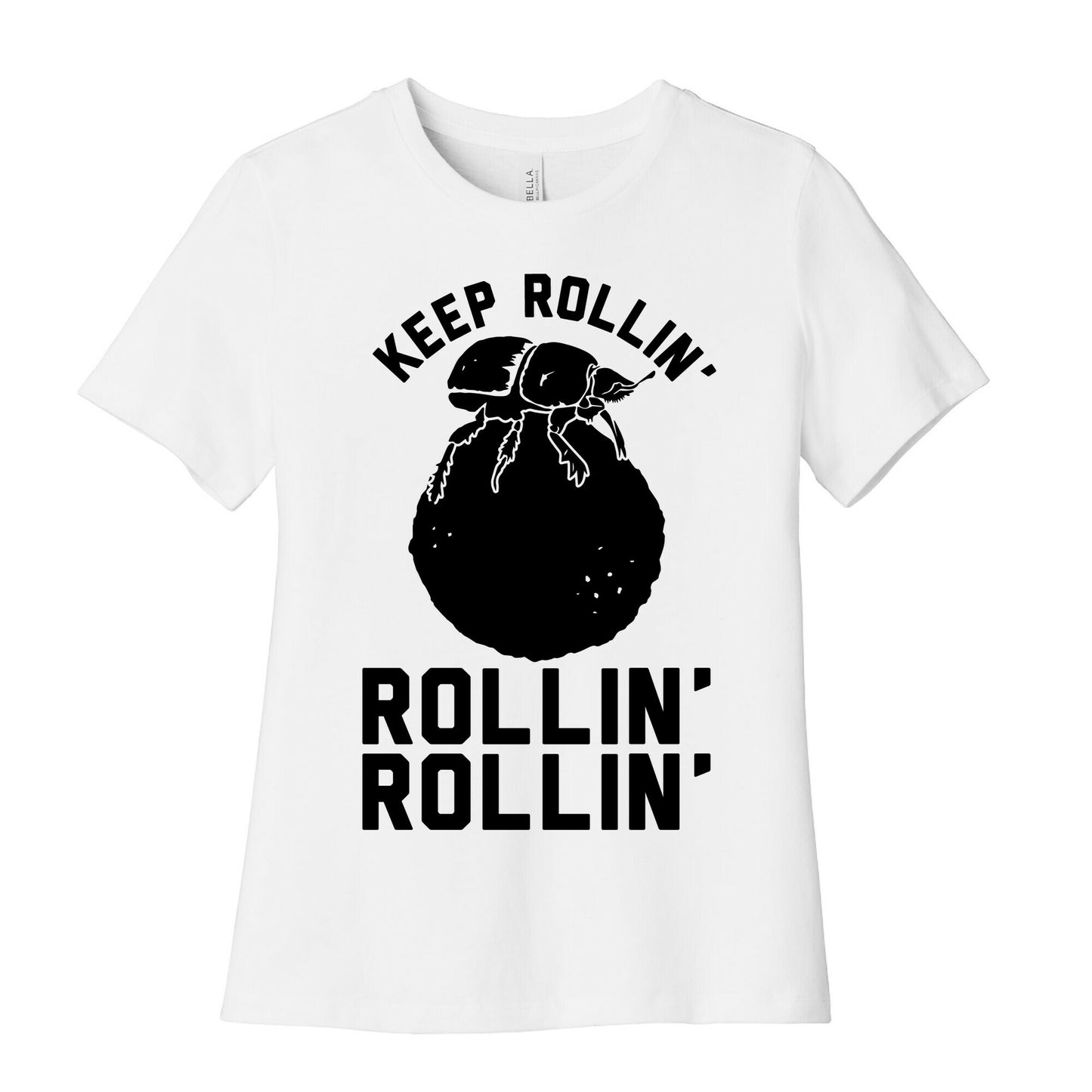 Keep Rollin' Dung Beetle Women's Cotton Tee