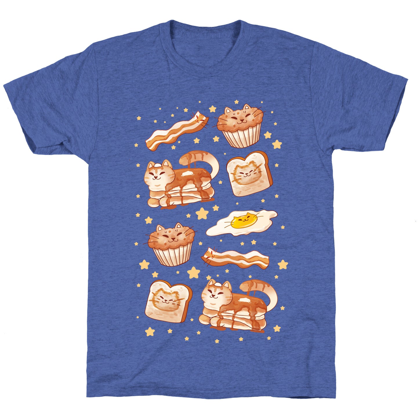 Breakfast Cats Unisex Triblend Tee