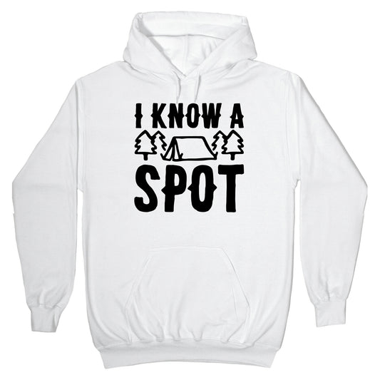 I Know A Spot Camping Hoodie