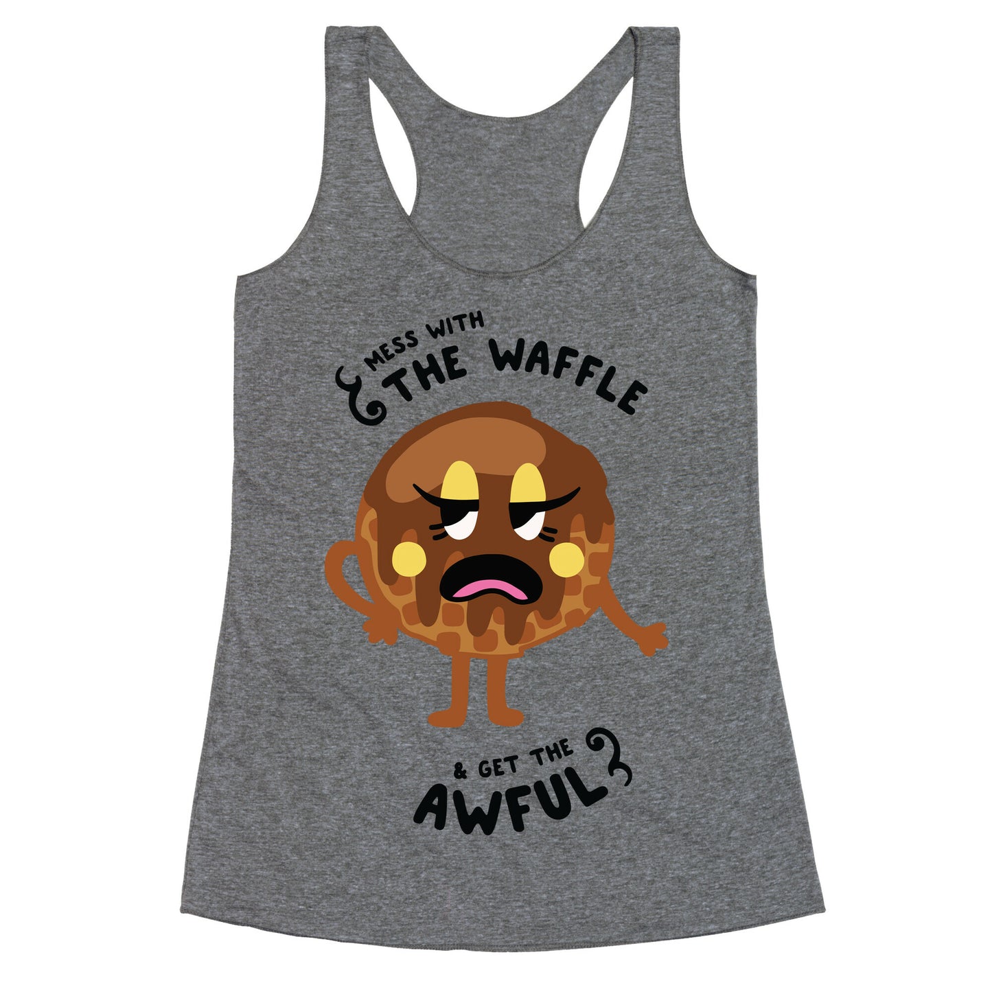 Sassy Waffle Racerback Tank