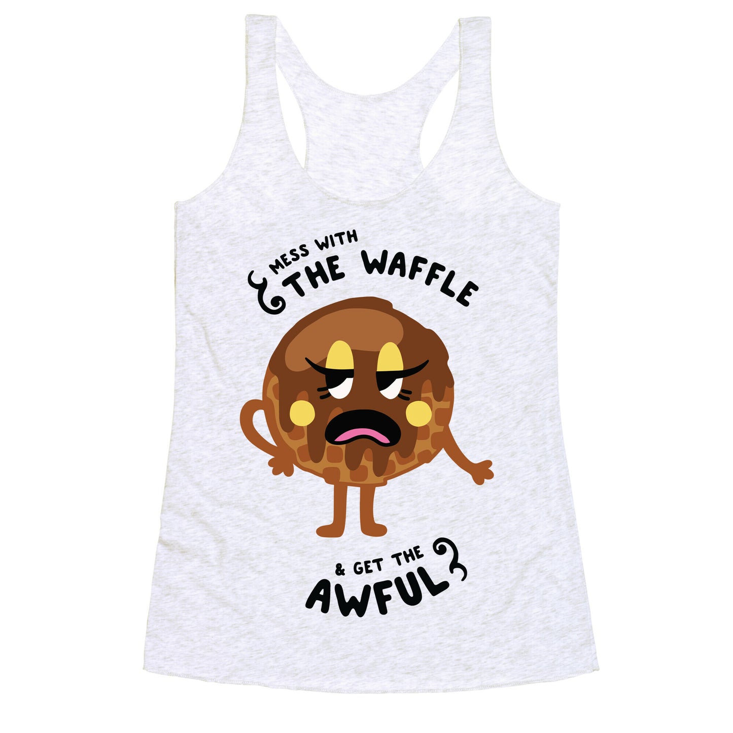Sassy Waffle Racerback Tank