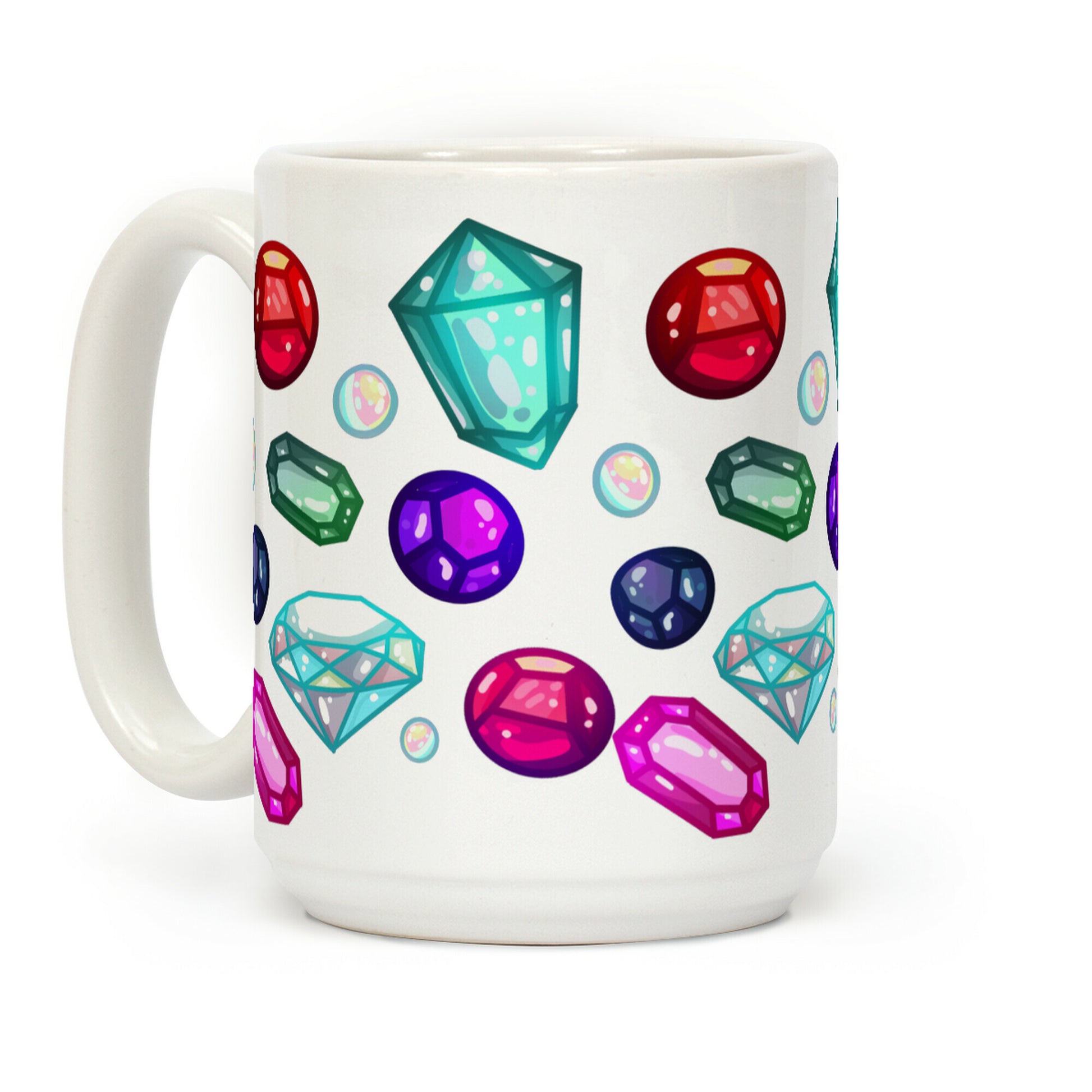 Gemstones Pattern Coffee Mug