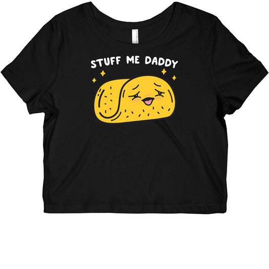 Stuff Me Daddy Taco Graphic Baby Tee