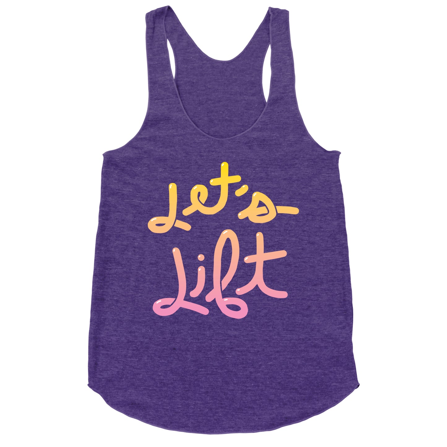 Let's Lift Racerback Tank
