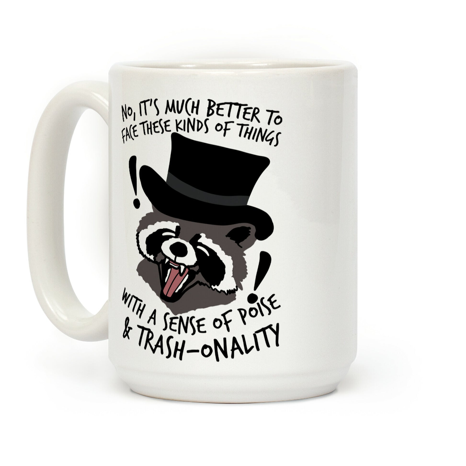 Trash-onality Emo Raccoon Coffee Mug