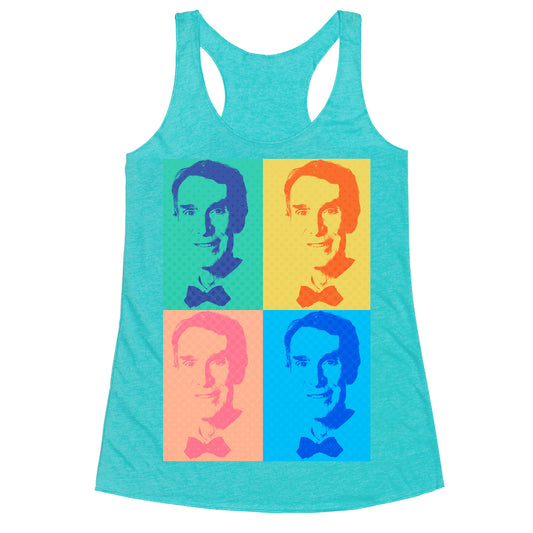 Pop Art Bill Nye Racerback Tank