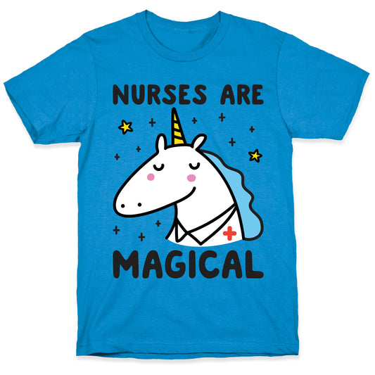 Nurses Are Magical Unicorn T-Shirt