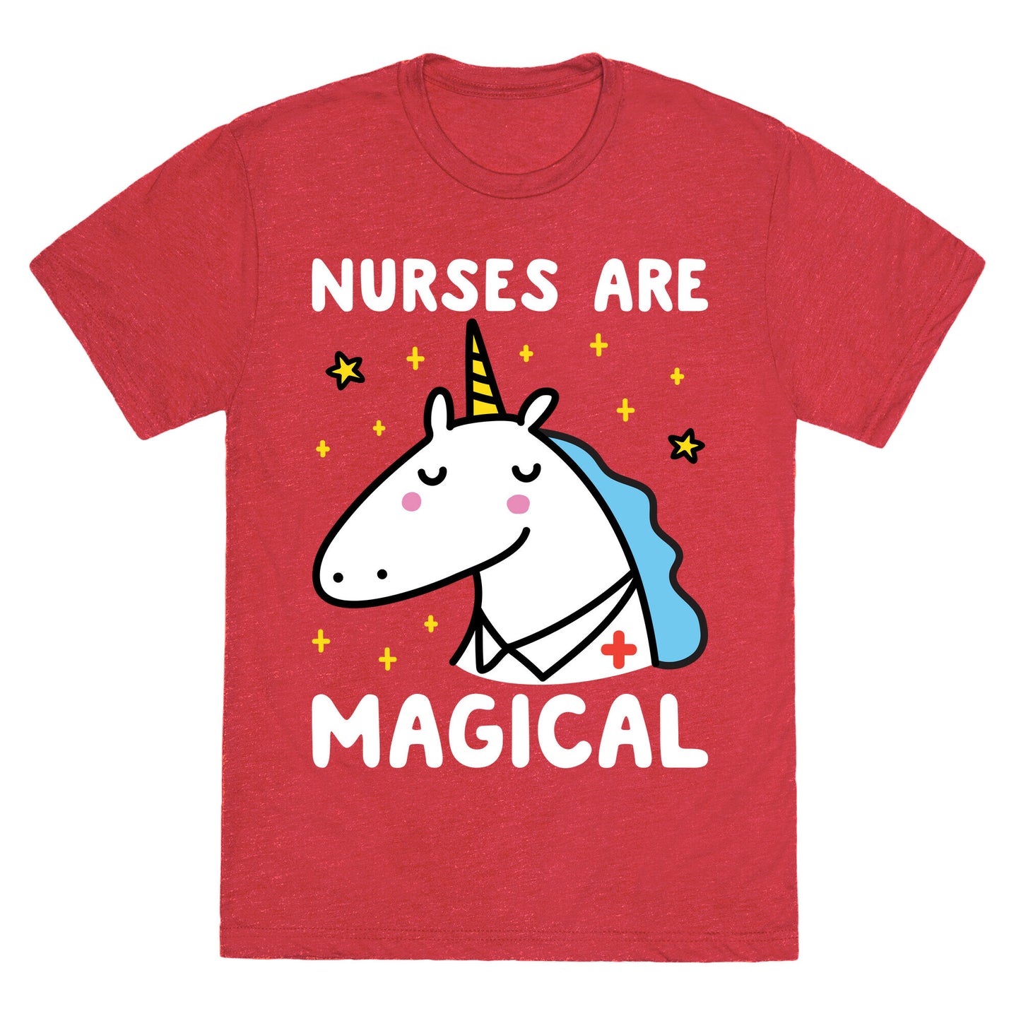 Nurses Are Magical Unicorn Triblend Tee