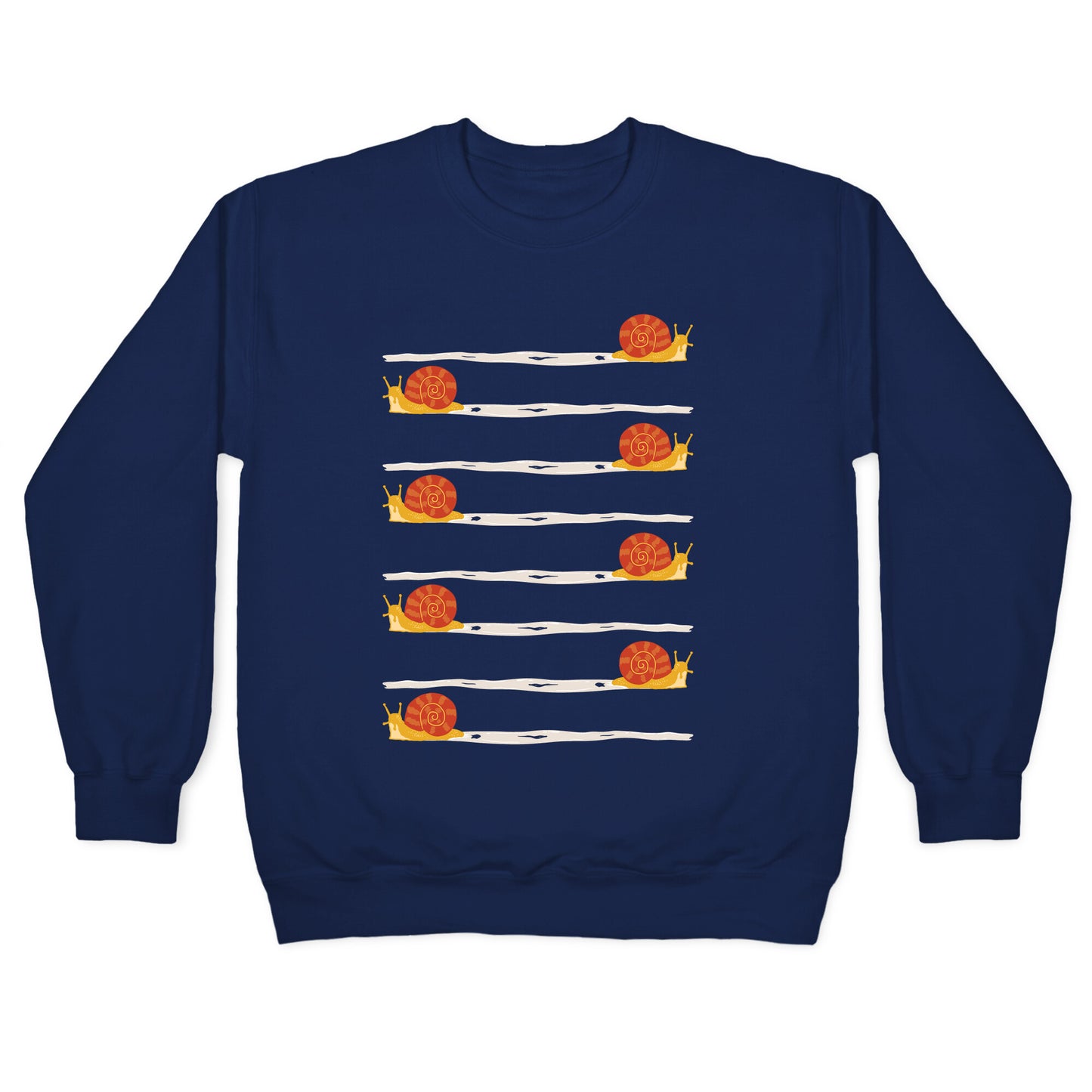 snail trail pattern Crewneck Sweatshirt