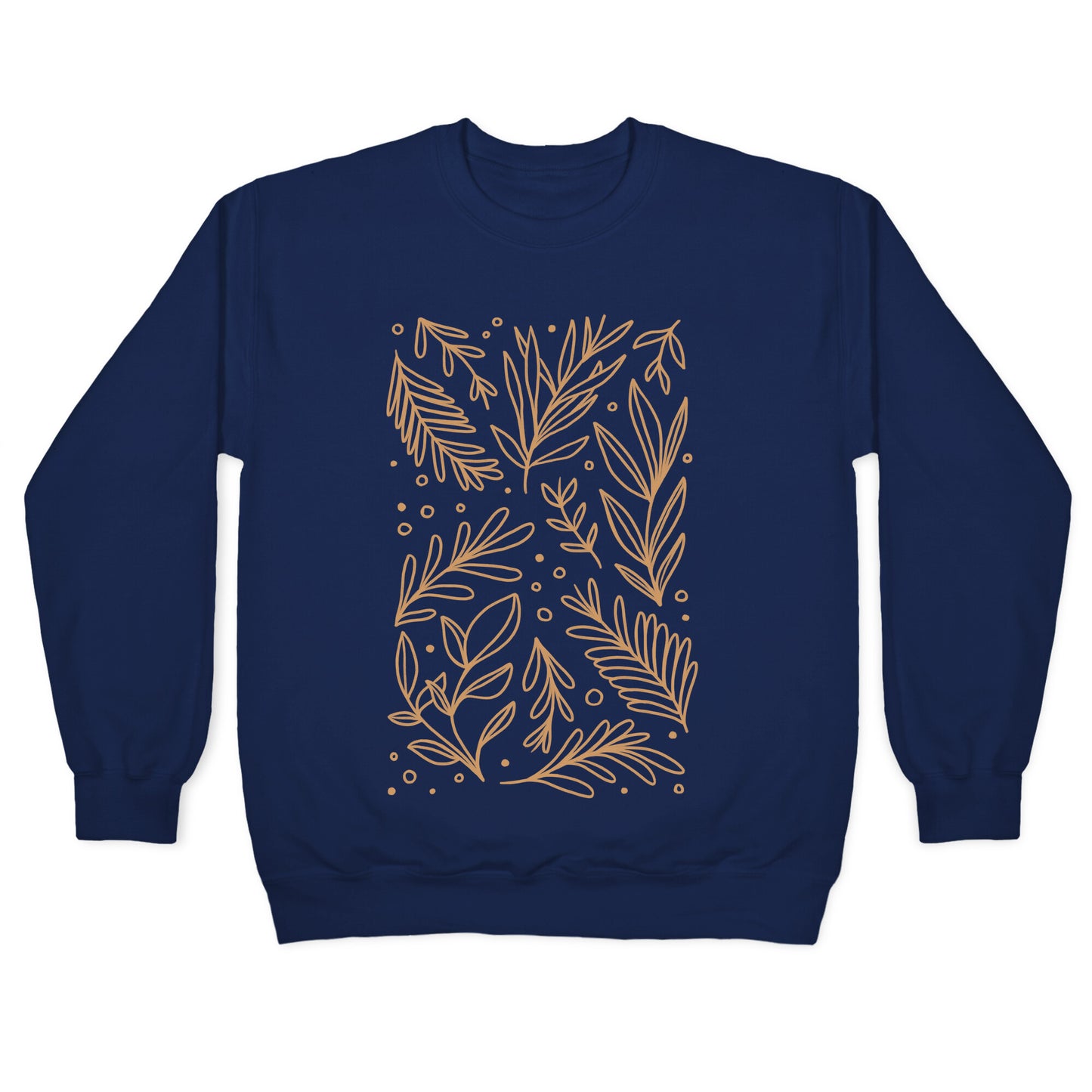 Tan Botanicals Crewneck Sweatshirt