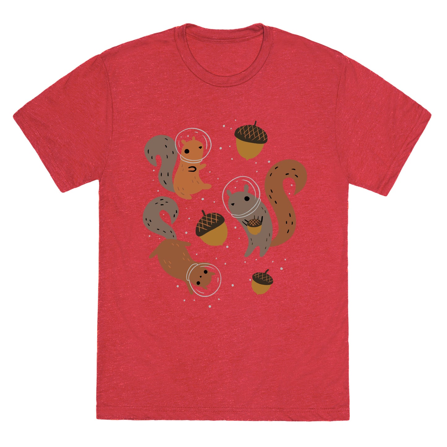 Squirrels In Space Unisex Triblend Tee