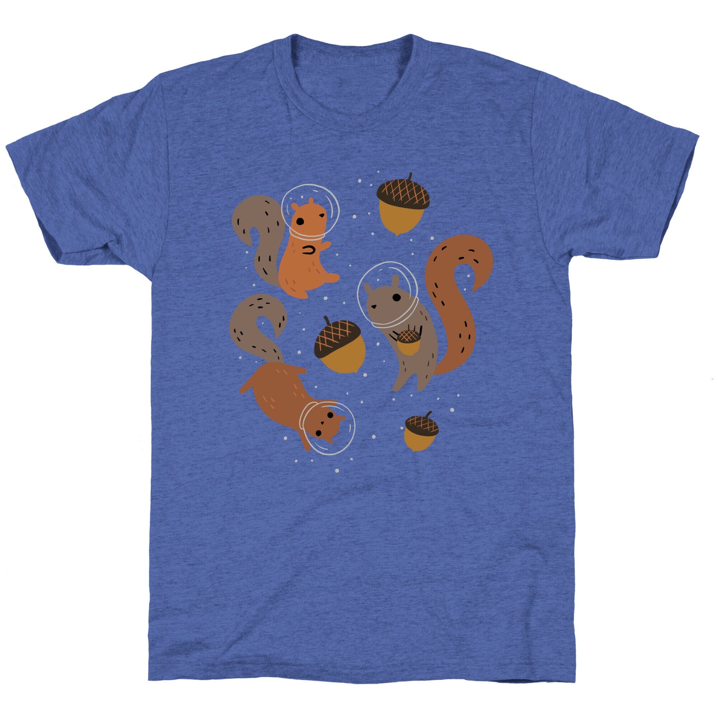Squirrels In Space Unisex Triblend Tee