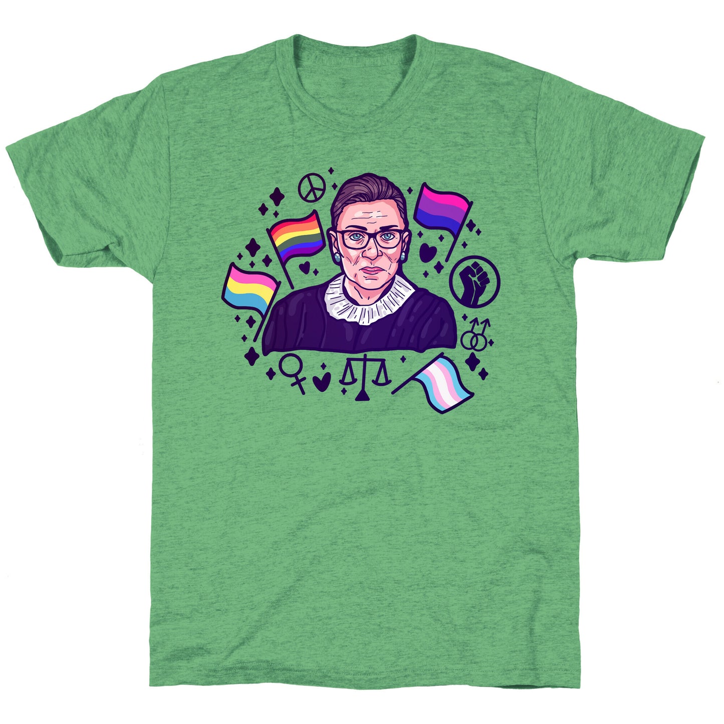 Pride Colors RBG Unisex Triblend Tee