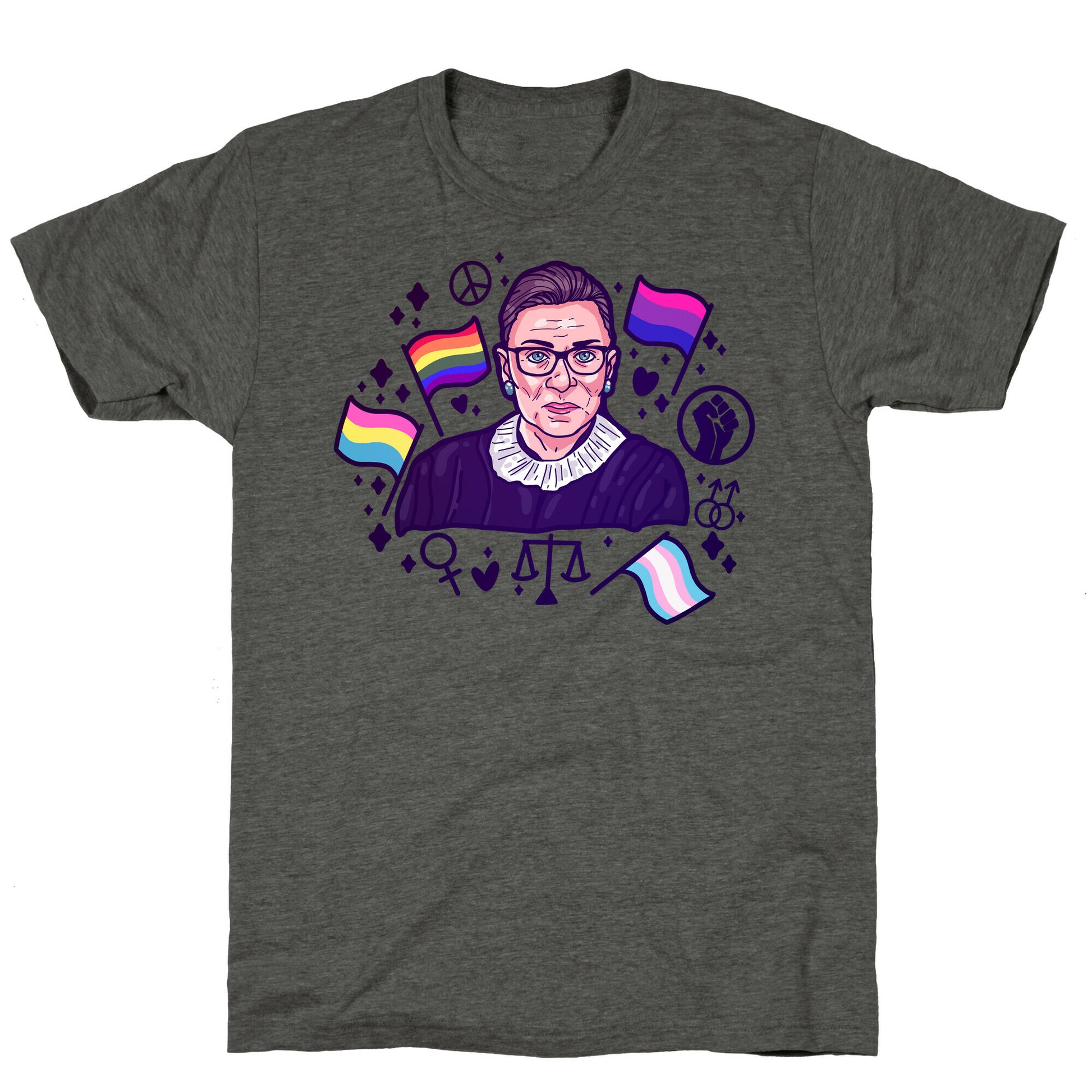 Pride Colors RBG Unisex Triblend Tee