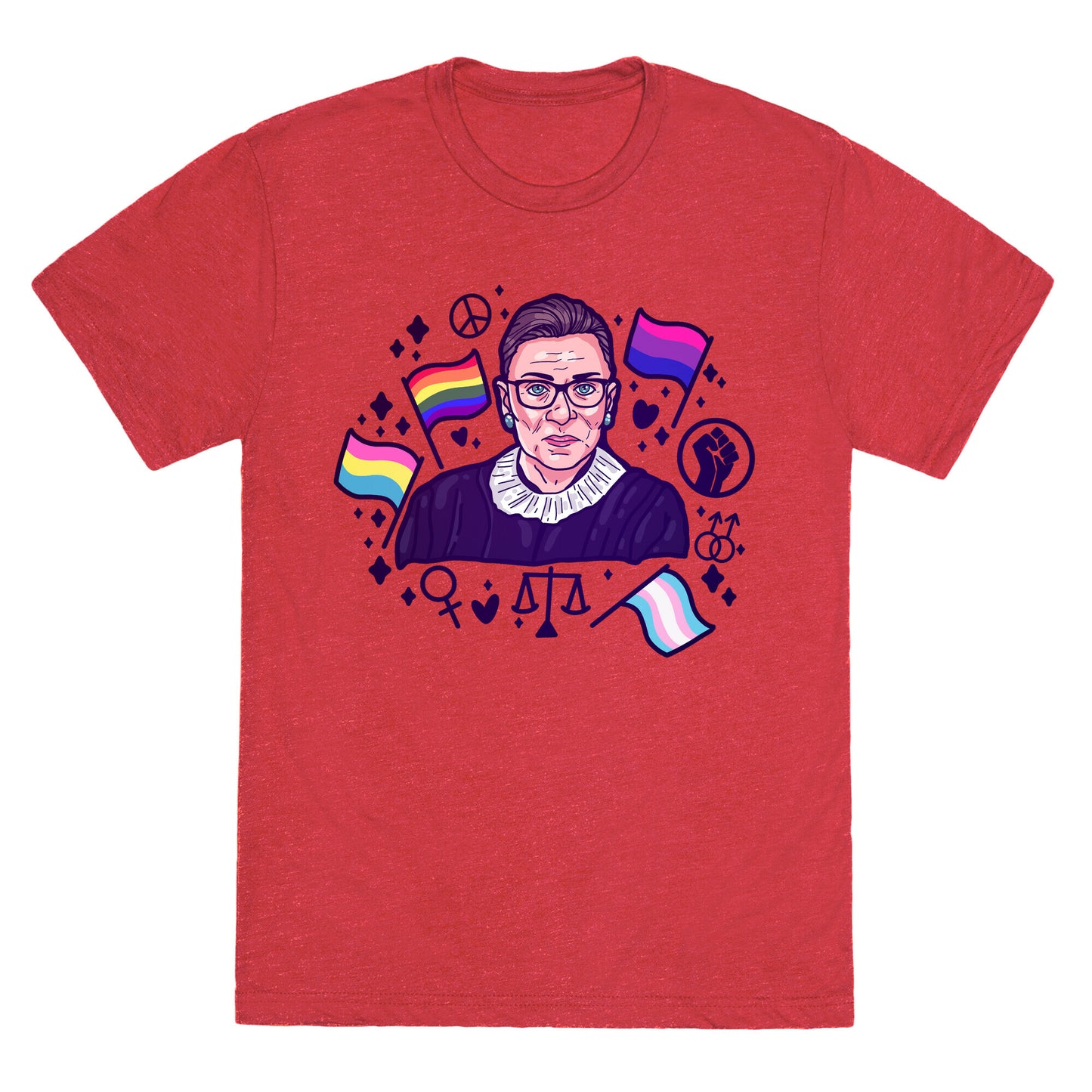 Pride Colors RBG Unisex Triblend Tee