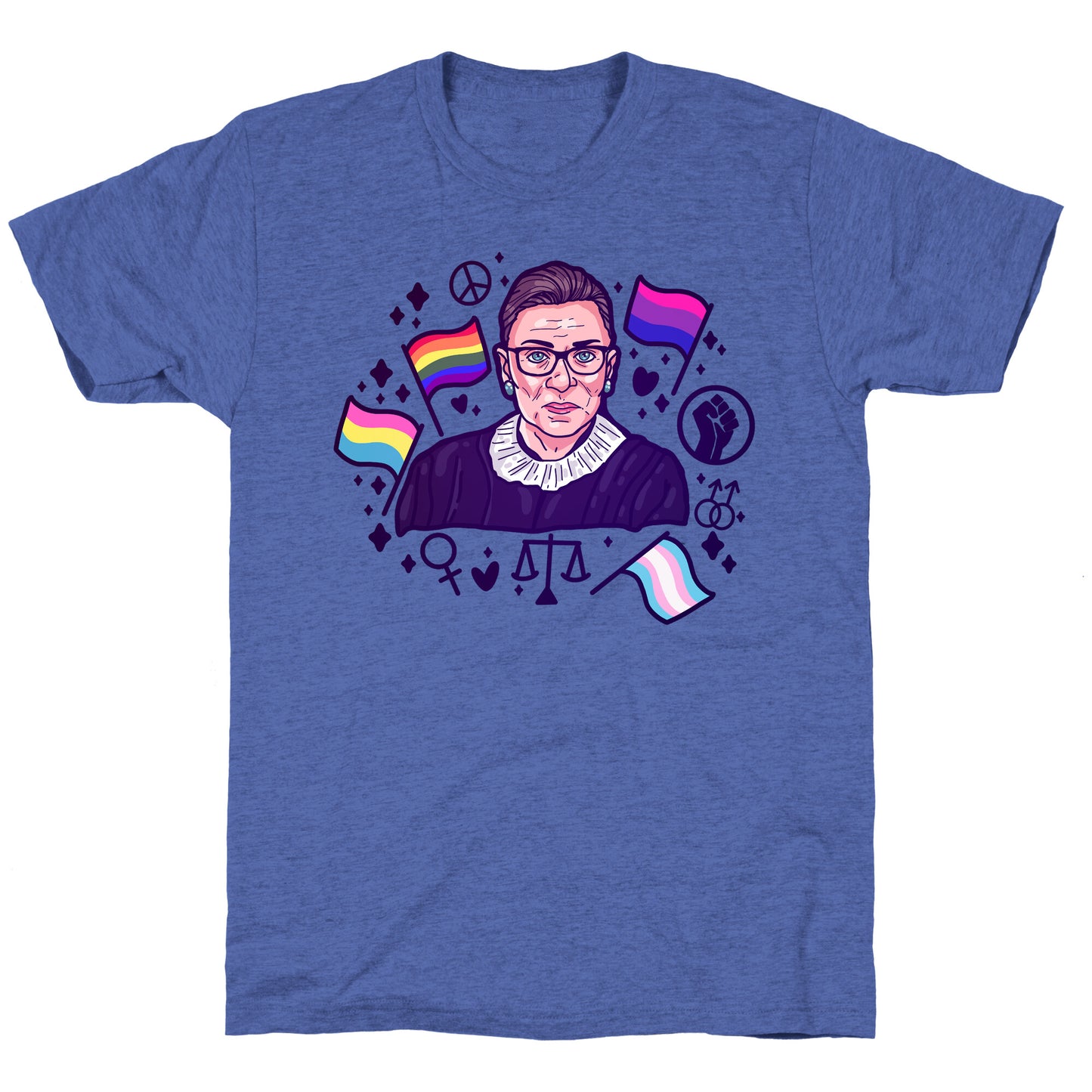 Pride Colors RBG Unisex Triblend Tee